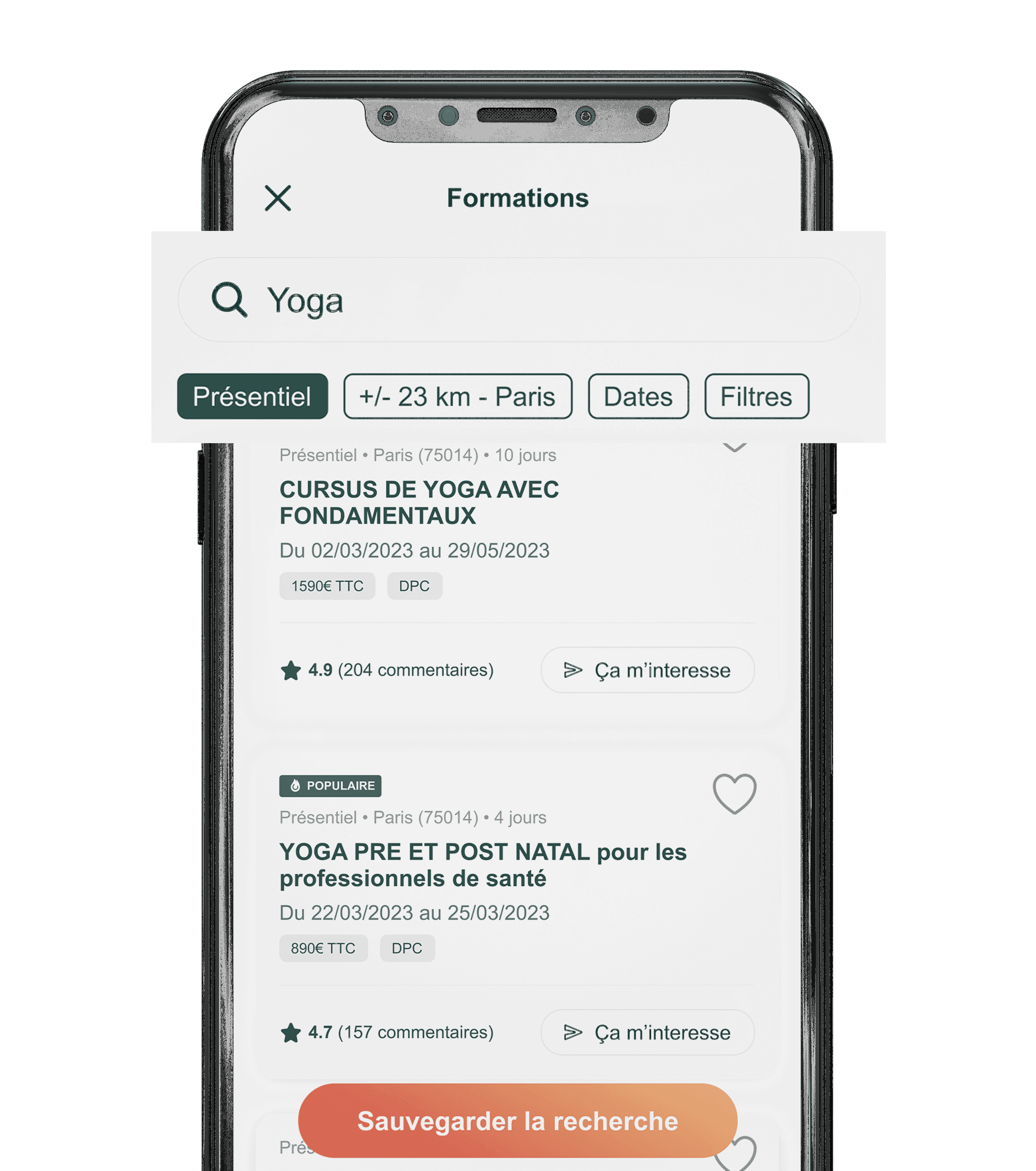 Filtre de formations continues DPC FIFPL App'Ines