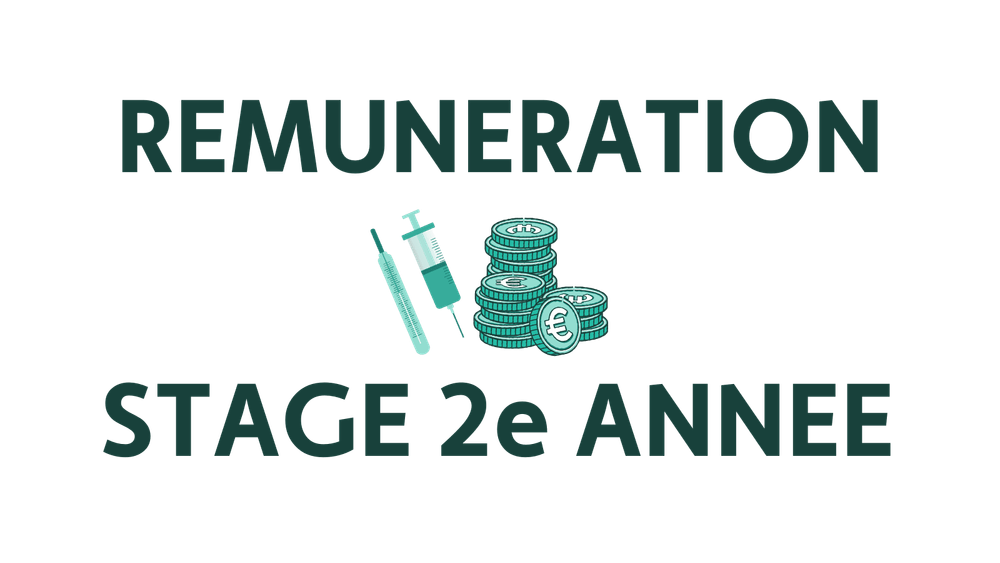 rémunération stage infirmier deuxième année